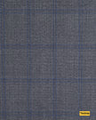 704046/P3-17901 Grey With Blue Check Jacket Fabric