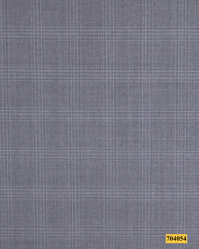 704054/P3-17909 Light Grey Check Jacket Fabric