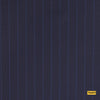 704059/P3-17914 Dark Blue With Blue Stripe Suit Fabric