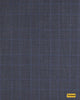 704060/P3-17915 Grey With Blue Check Vest Fabric