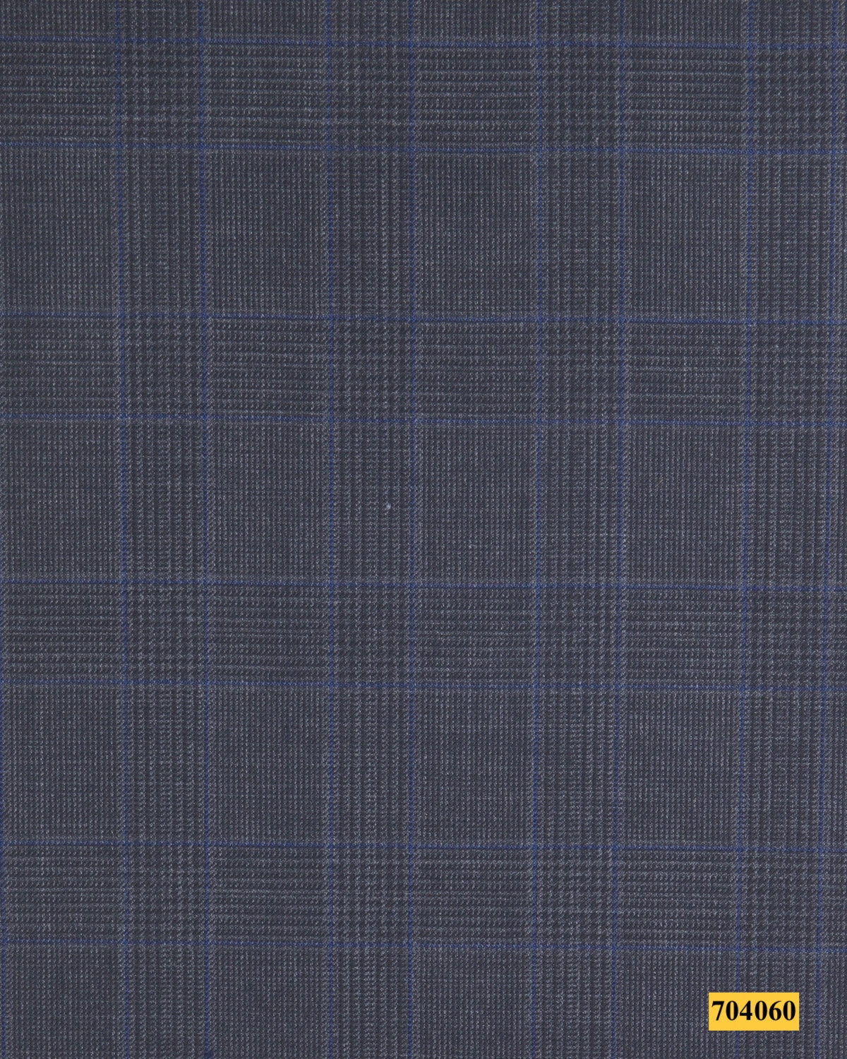 704060/P3-17915 Grey With Blue Check Jacket Fabric