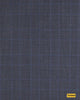 704060/P3-17915 Grey With Blue Check Jacket Fabric