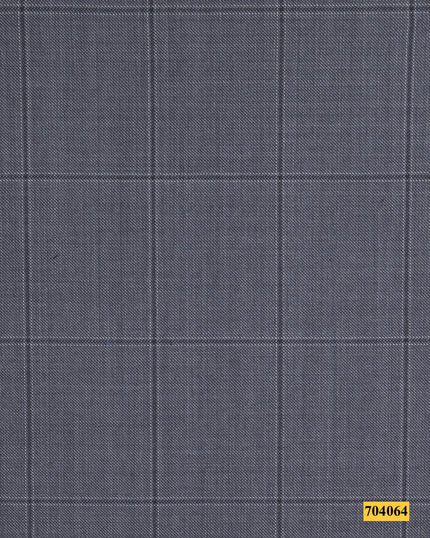 704064/P3-17919 Grey Check Suit Fabric