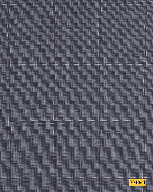 704064/P3-17919 Grey Check Vest Fabric