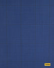 704066/P3-17921 Blue With Black Ckeck Pants Fabric