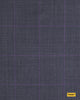 704067/P3-17922 Dark Grey With Purple Check Suit Fabric