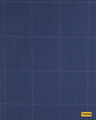 704068/P3-17923 Blue With Purple Check Suit Fabric