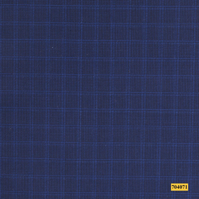 704071/P3-17934 Blue Check Pants Fabric
