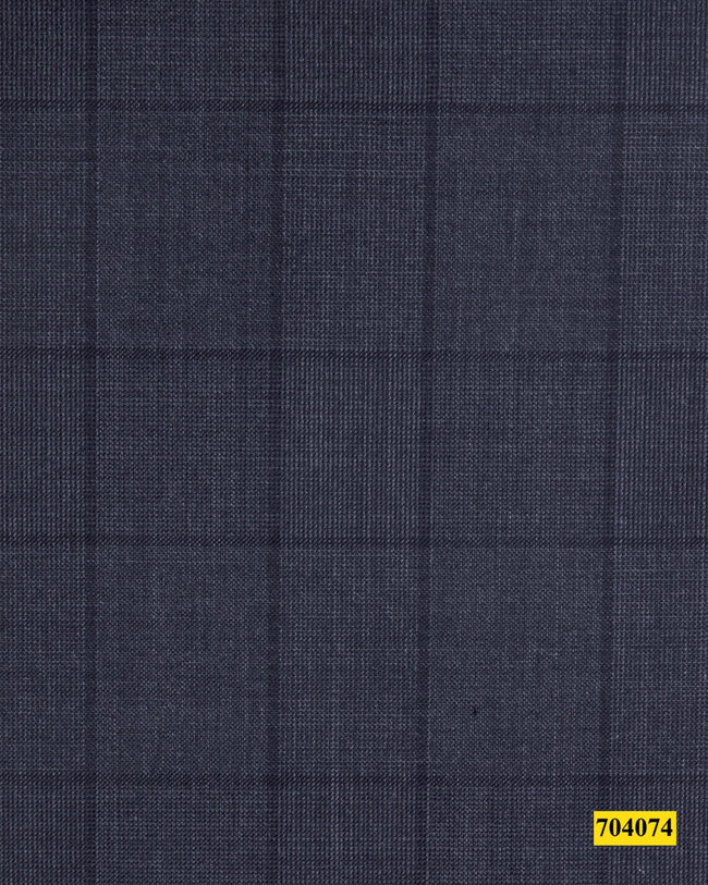 704074/P3-17937 Charcoal Grey Check Suit Fabric