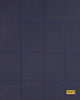 704076/P3-17939 Dark Blue Check Suit Fabric