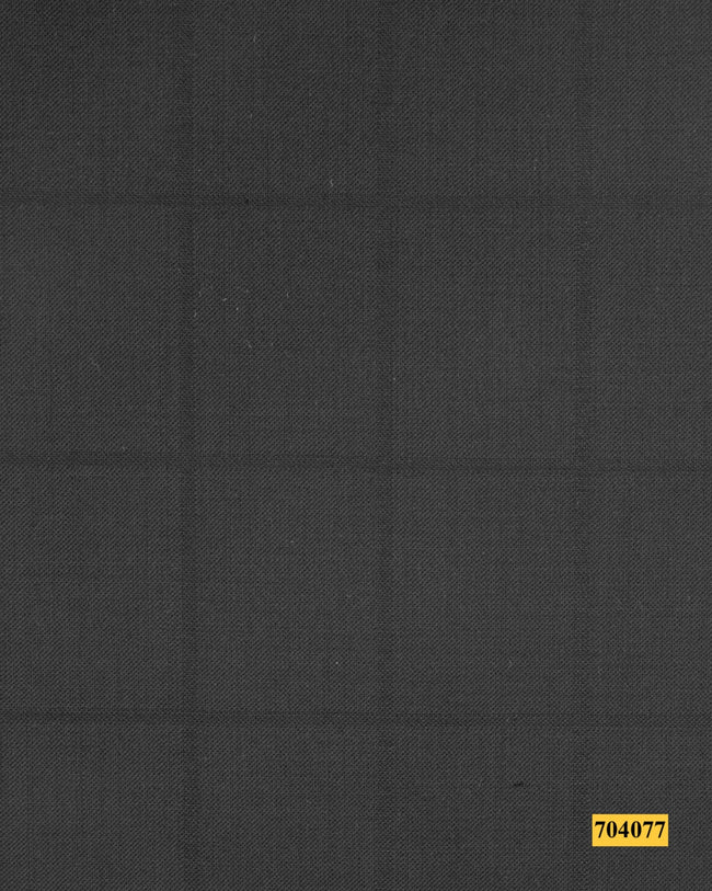704077/P3-17940 Black Self Check Suit Fabric