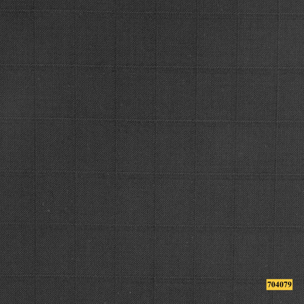 704079/P3-17942 Black Check Suit Fabric