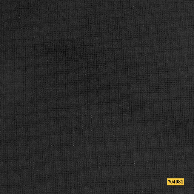 704081/P3-17944 Black Small Check Vest Fabric