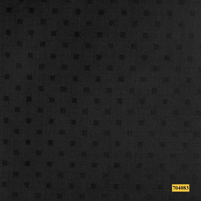 704083/P3-17946 Black Dotted Design Vest Fabric