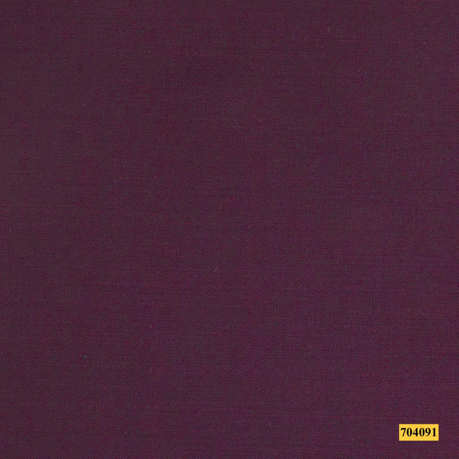 704091/P3-17954 Burgundy Plain Suit Fabric
