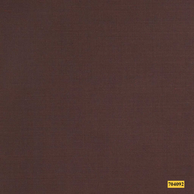 704092/P3-17955 Brown Plain Suit Fabric