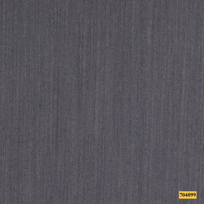 704099/P3-17962 Dark Grey Herringbone Suit Fabric