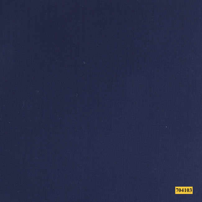 704103/P3-17966 Dark Blue Herringbone Suit Fabric
