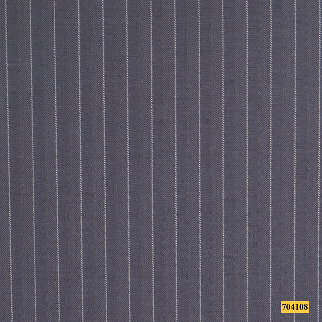704108/P3-17971 Light Grey With White Stripe Vest Fabric