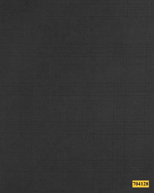 704128/P3-17991 Black Self Check Suit Fabric