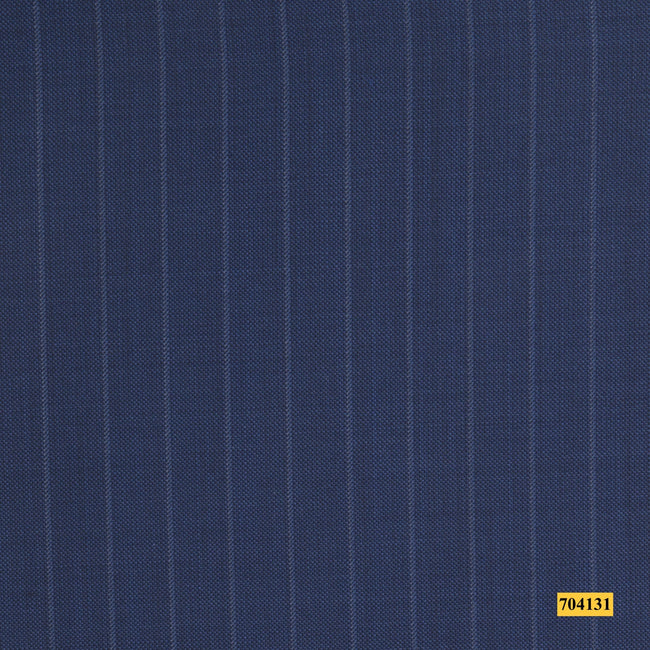 704131/P3-17994 Dark Blue With Grey Stripe Jacket Fabric