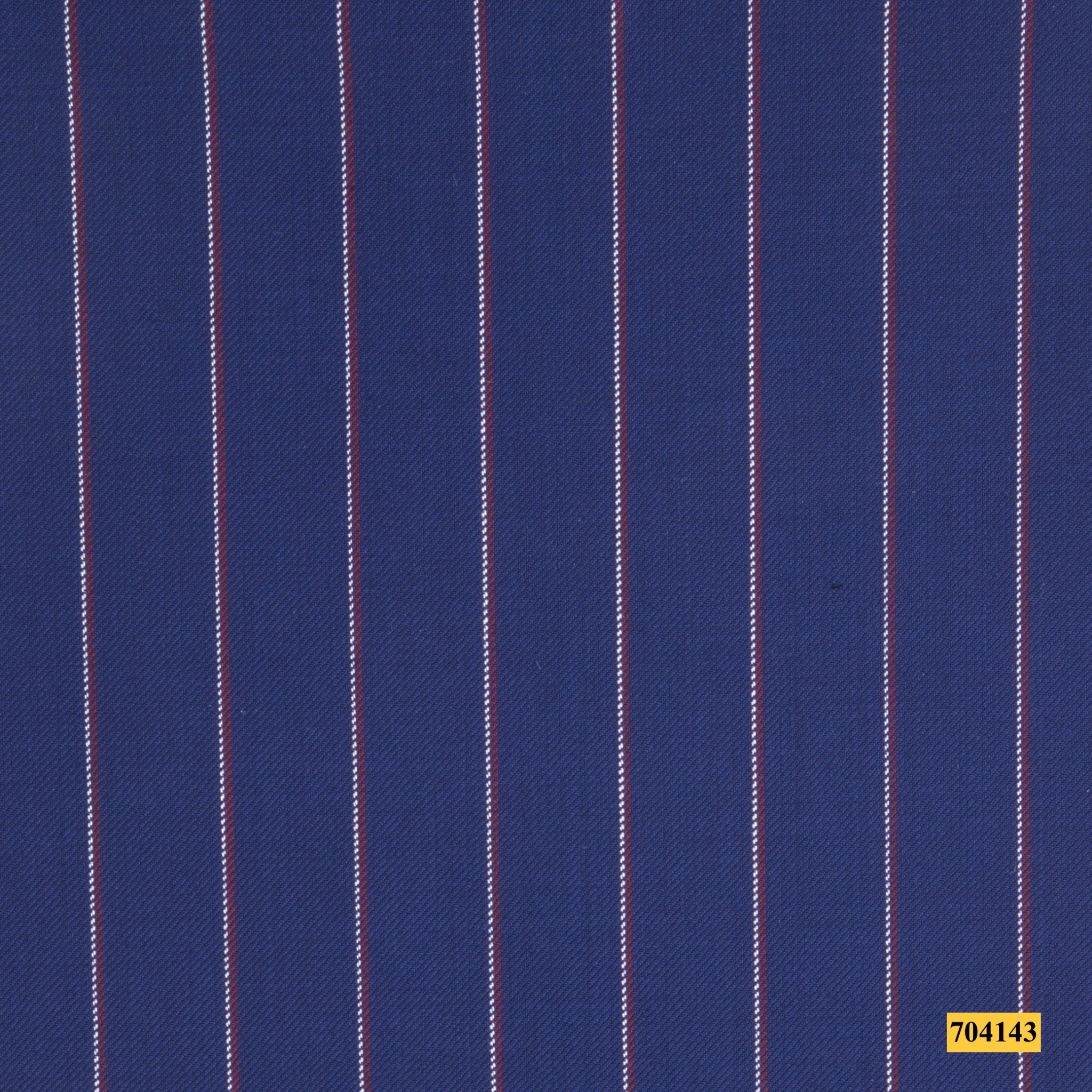 704143/P3-18006 Blue With Burgundy stripe Suit Fabric