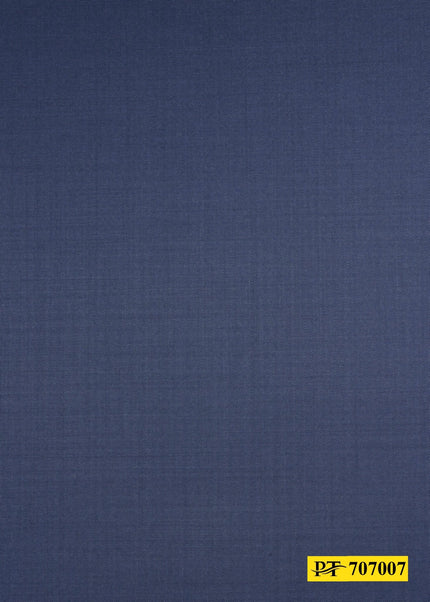 707007/P3-18639 Denim Blue Solid Suit Fabric