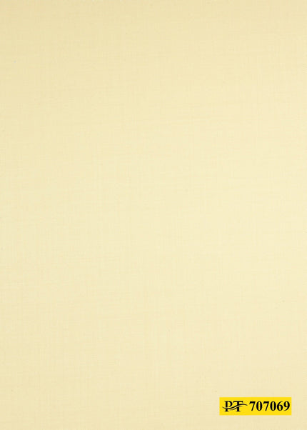 707069/P3-19986 Light Yellow Solid Suit Fabric