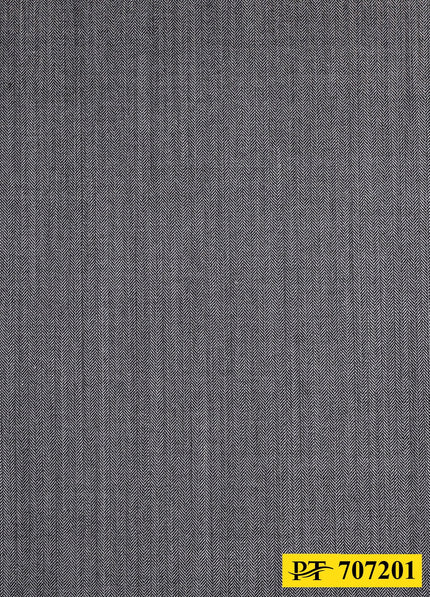 707201/P3-20742 Light Grey Herringbone Suit Fabric