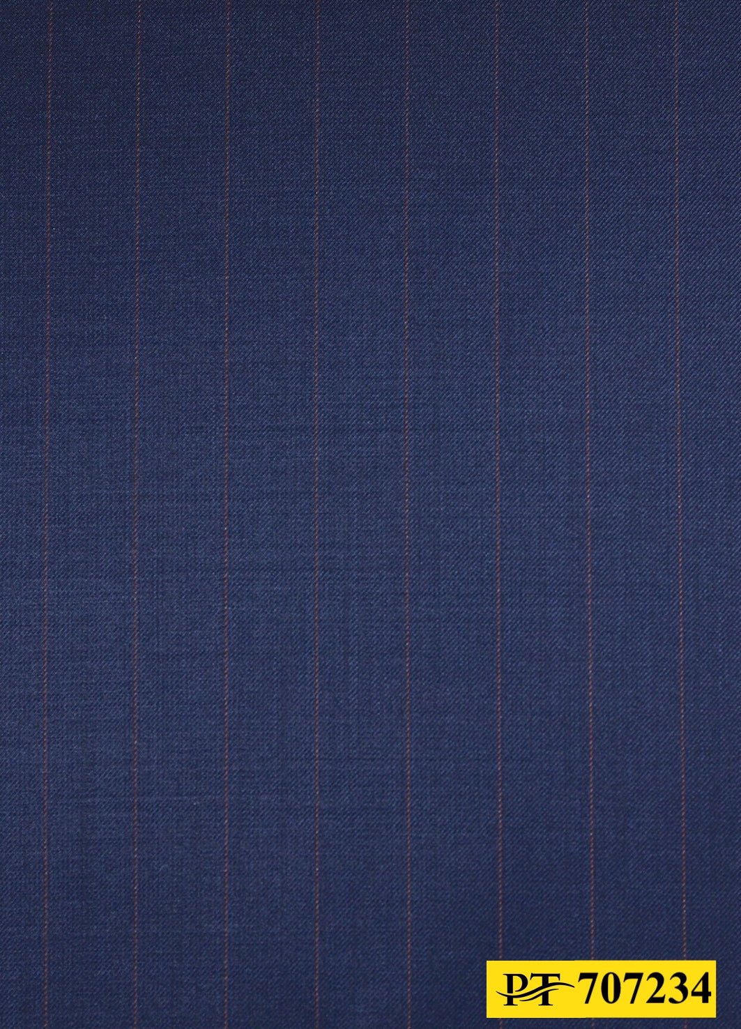 707234/P3-20754 Navy With Orange Stripe Suit Fabric