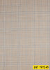 707245/P3-20772 Beige With Blue Check Pants Fabric