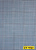 707247/P3-20774 Steel Blue With Cream, Maroon & Purple Check Suit Fabric