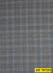 707253/P3-20782 Light Grey With Light Blue Check Suit Fabric