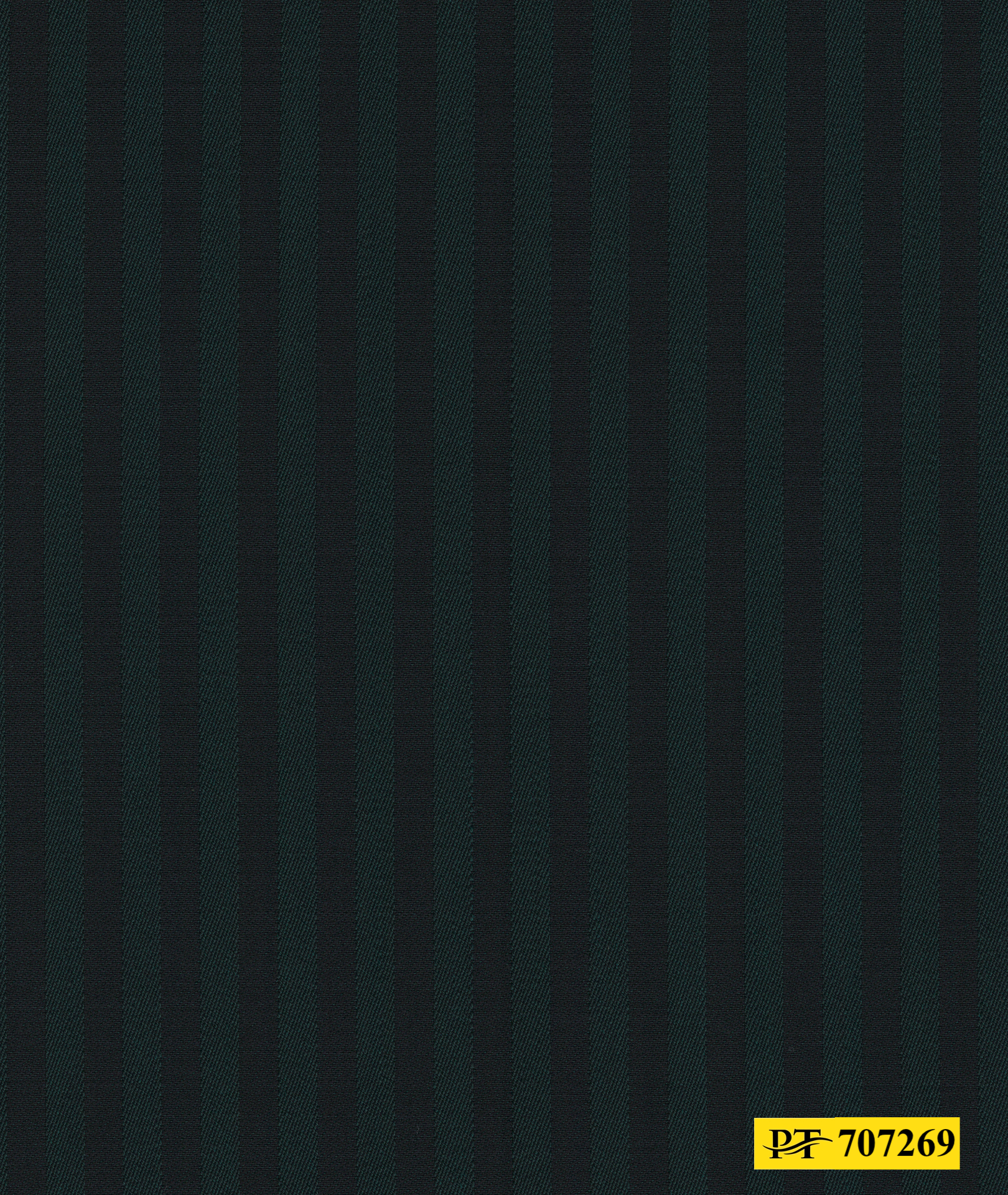 707269/P3-21907 Black & Green Stripes Suit Fabric
