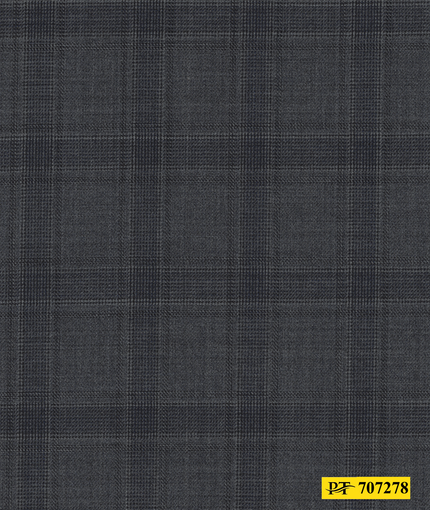 707278/P3-21916 Grey Check Suit Fabric