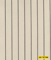 707300/P3-21938 Cream With Black Stripe Suit Fabric