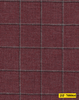 708064/P3-21956 Red With Navy & Silver Check Vest Fabric