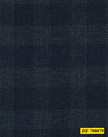 708079/P3-21971 Navy With Brown & Light Blue Check Pants Fabric