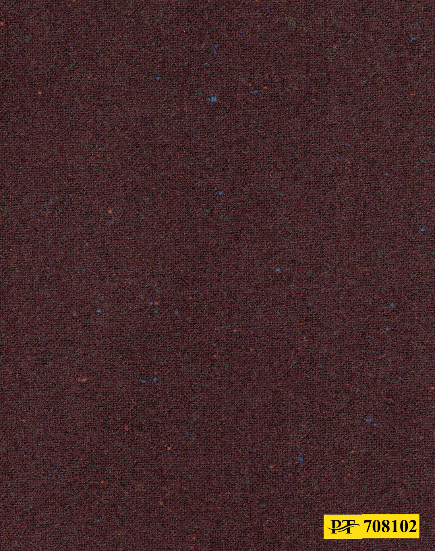 708102/P3-21994 Burgundy Tweed Jacket Fabric