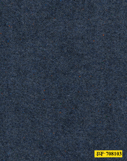 708103/P3-21995 Steel Blue Tweed Jacket Fabric