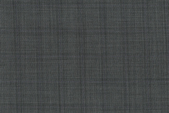 71109-1/10335 Self Tone Grey Glen Plaid Suit Fabric