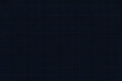 71109-2/10336 Self Tone Blue Glen Plaid Suit Fabric