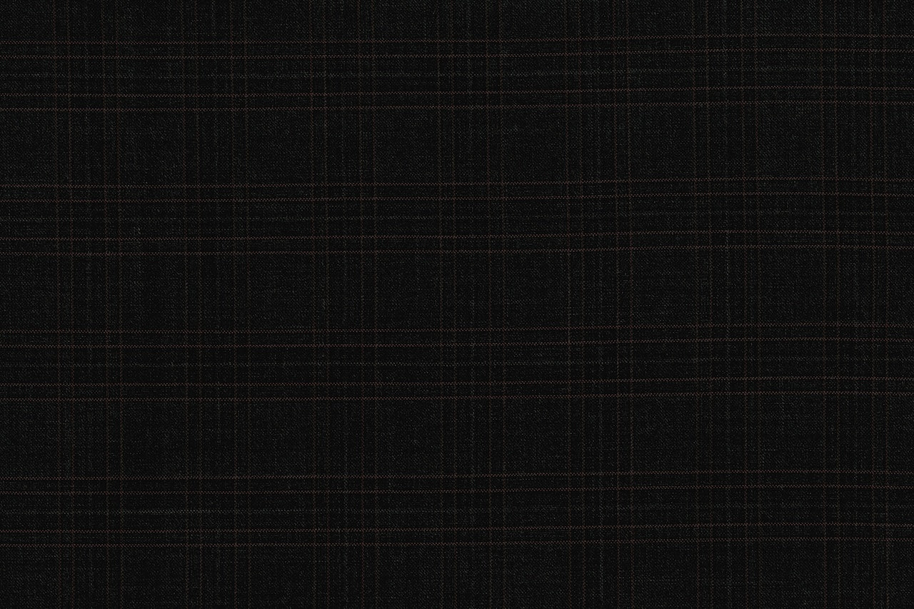71110-2/10318 Dark Grey Windowpane Suit Fabric