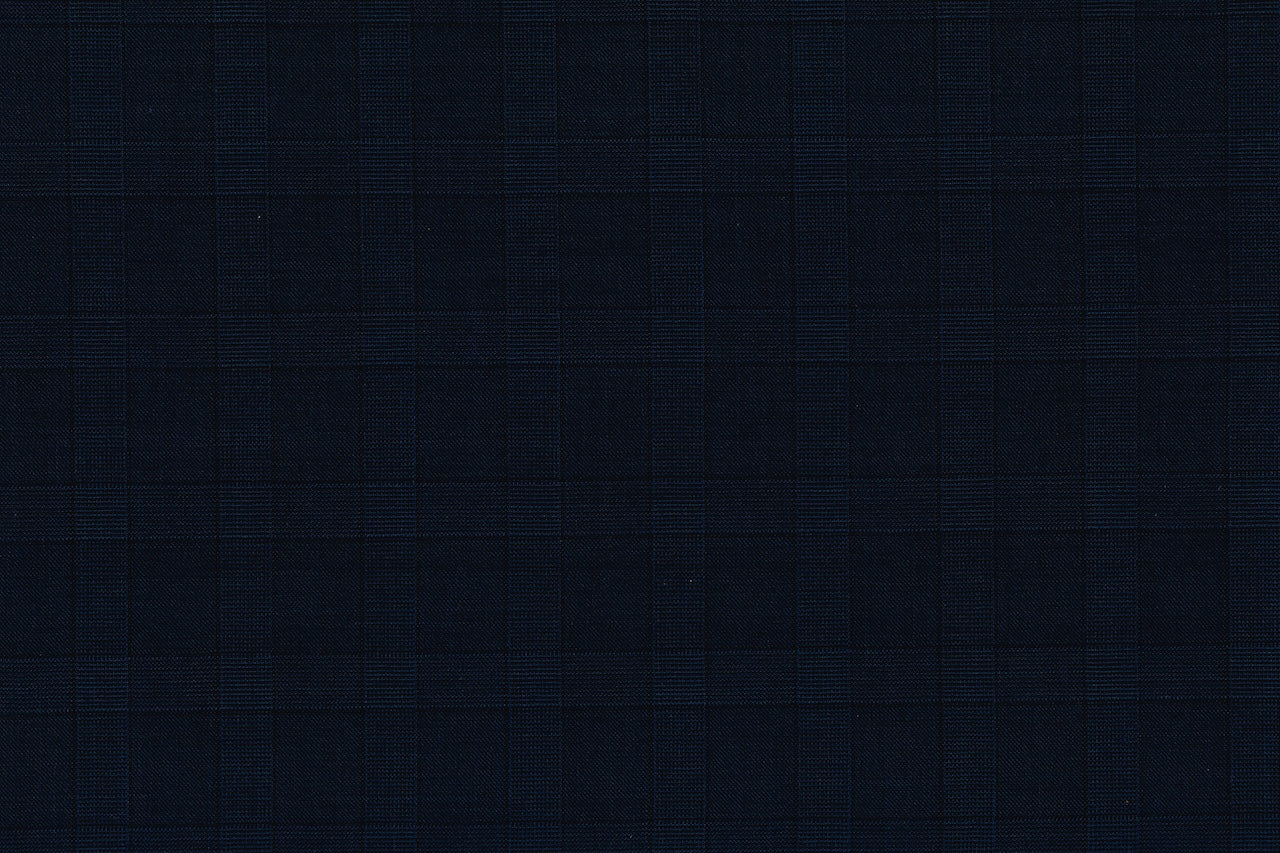 71111-3/10327 Double Tone Blue Glen Plaid Jacket Fabric