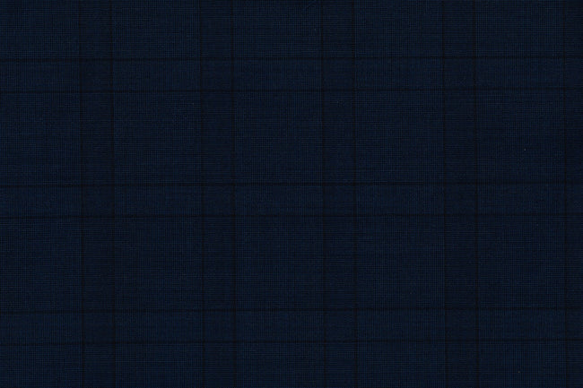71111-4/10326 Double Tone Royal Blue Glen Plaid Suit Fabric