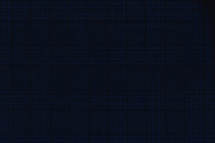 71116-1/10338 Blue Windowpane Suit Fabric