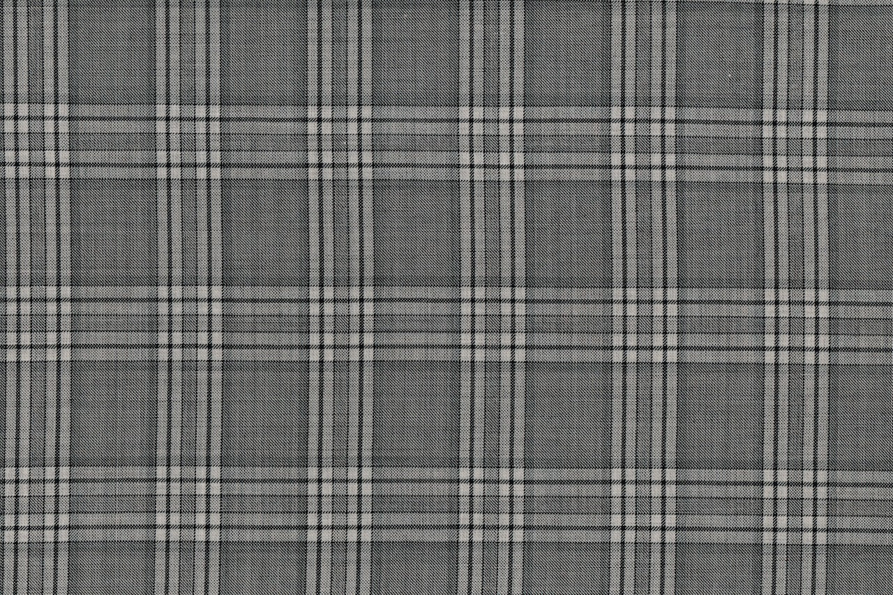 71116-2/10337 Grey Windowpane Suit Fabric