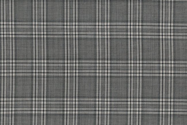 71116-2/10337 Grey Windowpane Vest Fabric