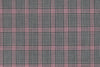 71117-1/10300 Red Plaid Check On Grey Suit Fabric