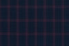 71117-2/10301 Purple Plaid Check On Blue Suit Fabric